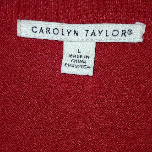 Carolyn Taylor Long Sleeve Scoop Neck Sweater - Picture 2 of 2